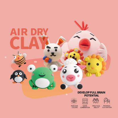 Air Dry Clay Pets Group Modelleerklei Kits voor Kinderen