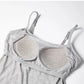 Losvallende tanktop met geïntegreerde bh