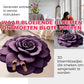 Vloermat met Bloemen van Pluche & Diatomeeënaarde