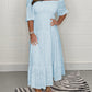 Elegante effen kleur geborduurde swingjurk voor vrouwen