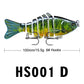 Hoge vangstsnelheid Micro Jointed Swimbait