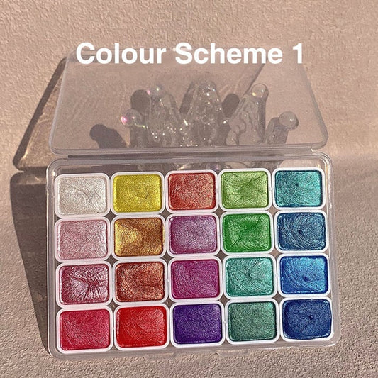 🎈20 kleuren aquarelverfset