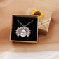 Girasol "You Are My Sunshine" ketting met opbergzakje