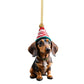 Schattige hond decoratie ornament