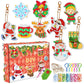 Kerstschilderstickerset