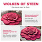 Vloermat met Bloemen van Pluche & Diatomeeënaarde