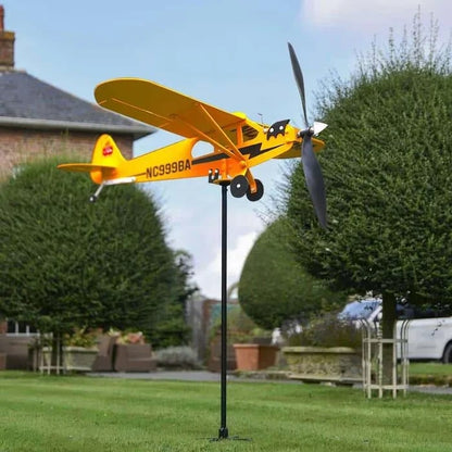 Piper J3 Cub Vliegtuig Windvaan🎁cadeau voor vliegliefhebbers