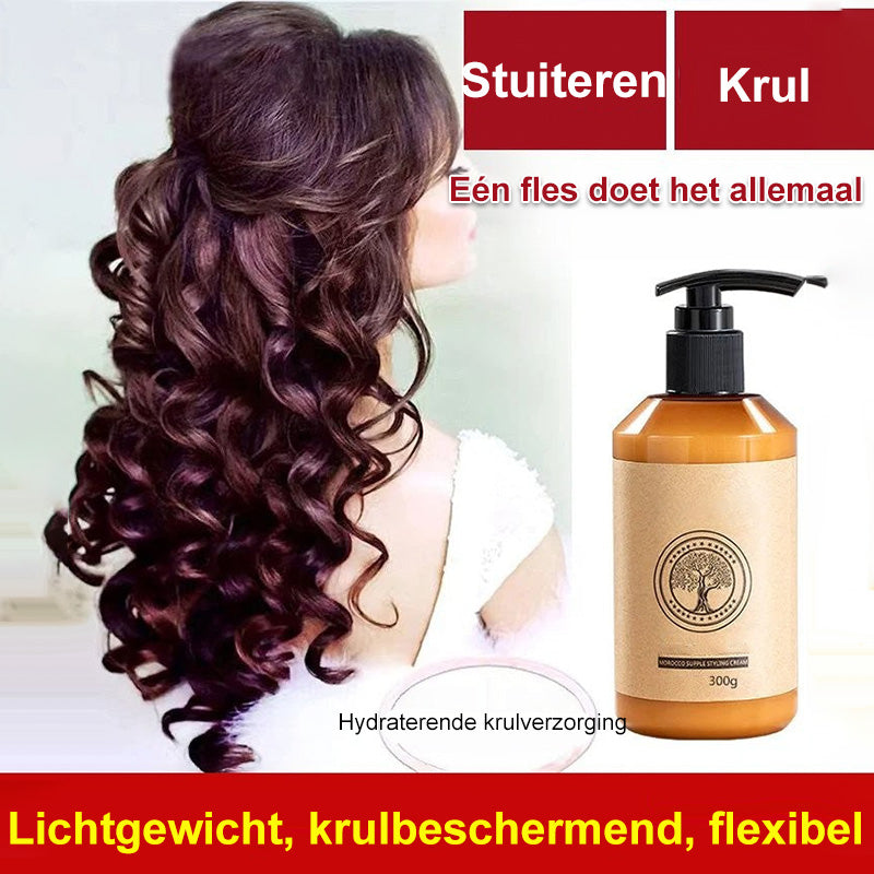 Langdurig stylingvolume hydraterende elasticiteitscrème voor krullend haar - Boetiekn