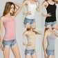 Halster vest voor dames - ingebouwde gewatteerde bh vest