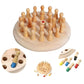 Houten Memory Match Stick-schaakspel