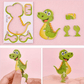 🦖Educatieve 3D-cartoonpuzzel