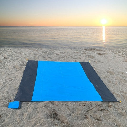 Lichtgewicht zandloze strandmat