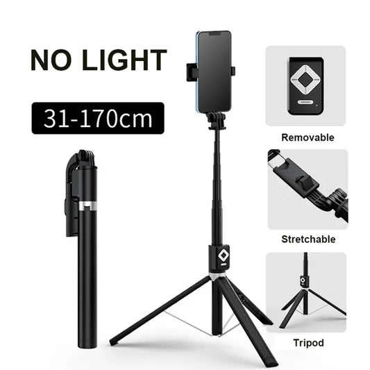 Nieuwe 6 in 1 Bluetooth Selfie Stick