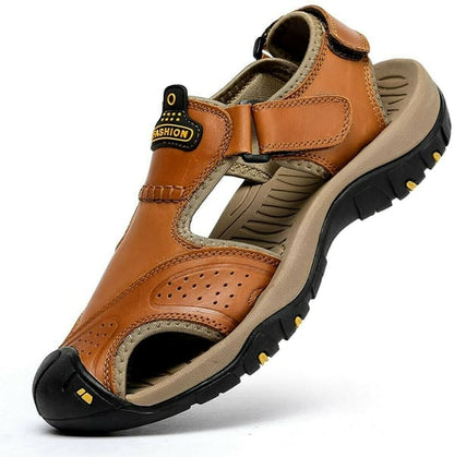 🎁Hot Sale 49% korting⏳Leren wandelsandalen voor heren