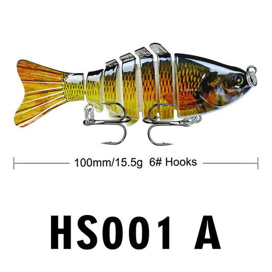 Hoge vangstsnelheid Micro Jointed Swimbait