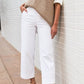 🔥2025 HEET VERKOCHT🔥Stretch Twill Cropped Broek met Wijde Pijpen