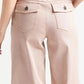 🔥2025 HEET VERKOCHT🔥Stretch Twill Cropped Broek met Wijde Pijpen