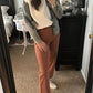 🔥2025 HEET VERKOCHT🔥Stretch Twill Cropped Broek met Wijde Pijpen
