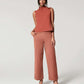 🔥2025 HEET VERKOCHT🔥Stretch Twill Cropped Broek met Wijde Pijpen