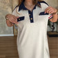 Dames Casual Fashion Kapsel Korte Mouw Jurk