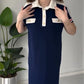 Dames Casual Fashion Kapsel Korte Mouw Jurk