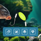 🎣⚡ Dubbele haak omgekeerde bodemmontage! De verbeterde versie verhoogt het aantal aansluitingen met 50%: zeg vaarwel tegen vastlopen! 🎣