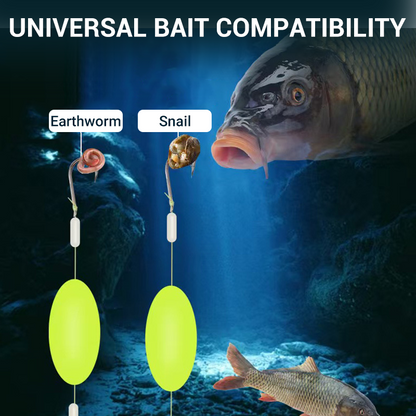 🎣⚡ Dubbele haak omgekeerde bodemmontage! De verbeterde versie verhoogt het aantal aansluitingen met 50%: zeg vaarwel tegen vastlopen! 🎣