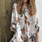 🌴Zomerspecials🌴Comfortabele, losvallende, bedrukte overhemdjurk voor dames