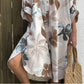 🌴Zomerspecials🌴Comfortabele, losvallende, bedrukte overhemdjurk voor dames