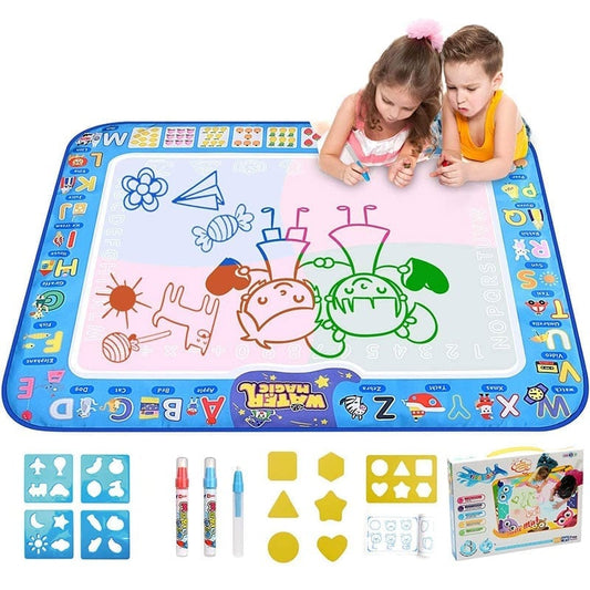 🔥Laatstedagpromotie 49% KORTING - Water Doodle Mat, Aqua Schilderij Tekening Mat Mess Gratis Leren Speelgoed Mat