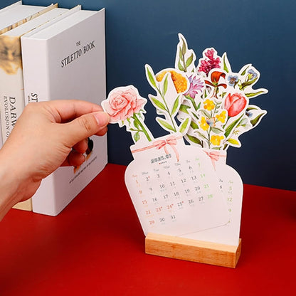 💐2024 Bloomy Flowers Desk Calendar-Buy 2 Get Free Shipping